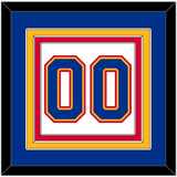 St. Louis Number (Back) - Home White (1985-1987) - Triple Mat 2