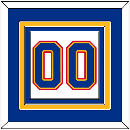 St. Louis Number (Back) - Home White (1985-1987) - Premier Tier 3
