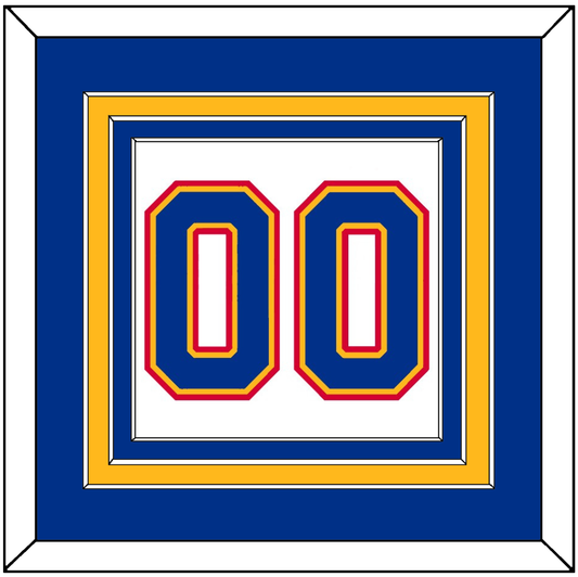 St. Louis Number (Back) - Home White (1985-1987) - Premier Tier 3