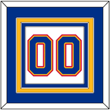 St. Louis Number (Back) - Home White (1985-1987) - Triple Mat 3