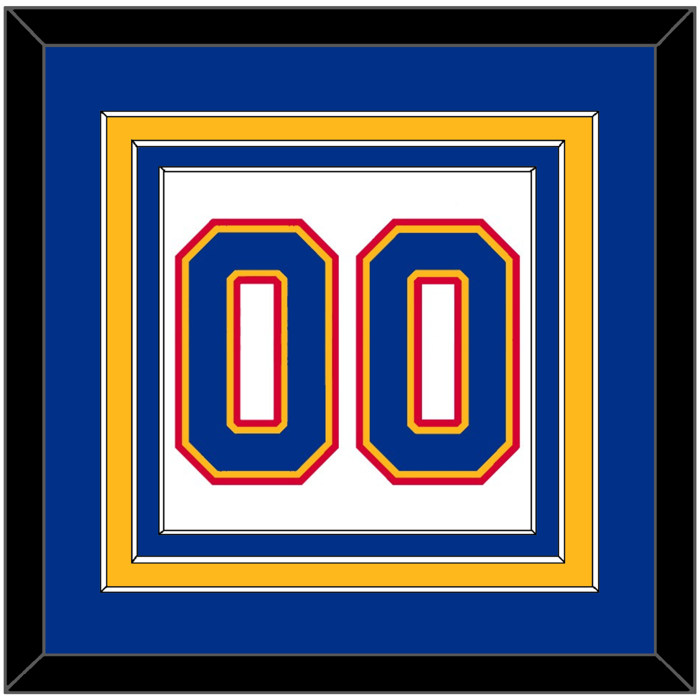 St. Louis Number (Back) - Home White (1985-1987) - Premier Tier 3