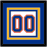 St. Louis Number (Back) - Home White (1985-1987) - Triple Mat 3