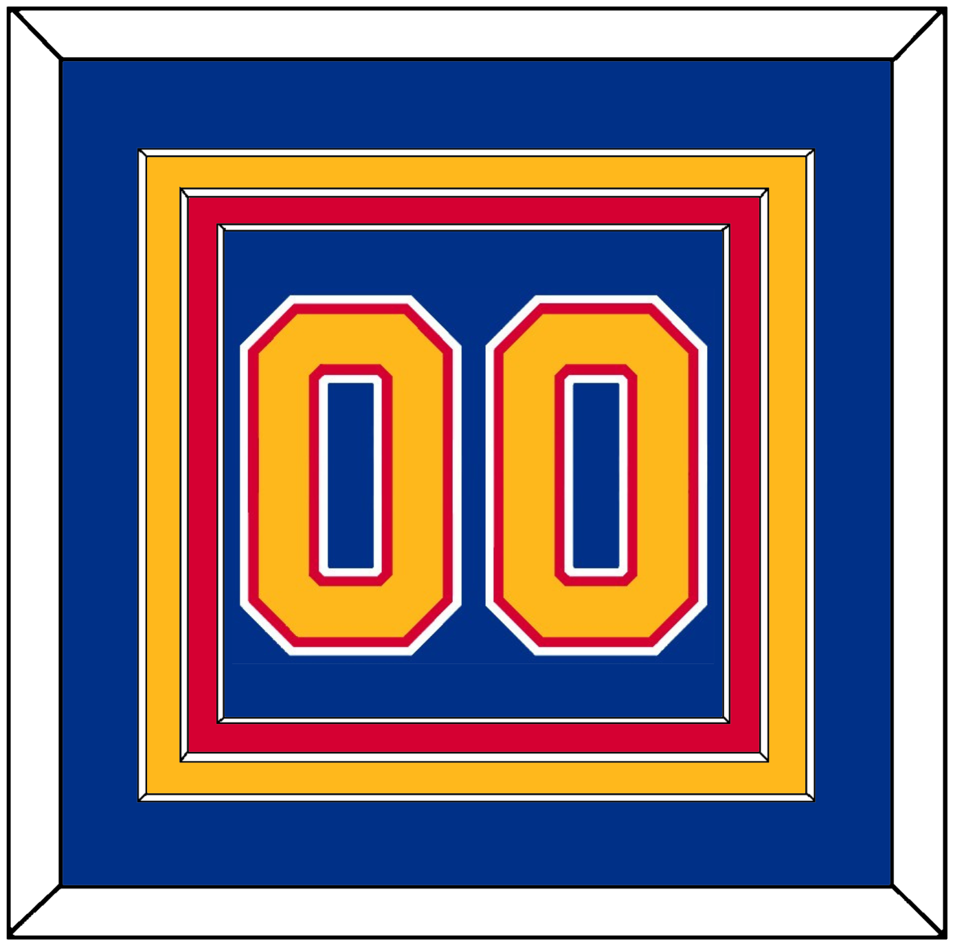 St. Louis Number (Back) - Road Blue (1985-1987) - Premier Tier 2