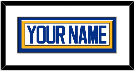 St. Louis Nameplate - Road White (2017-2025) - Signature Tier 1