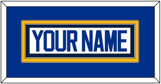 St. Louis Nameplate - Road White (2017-2025) - Signature Tier 3