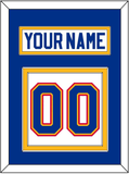 St. Louis Nameplate & Number (Back) - Home White (1985-1987) - Double Mat 2