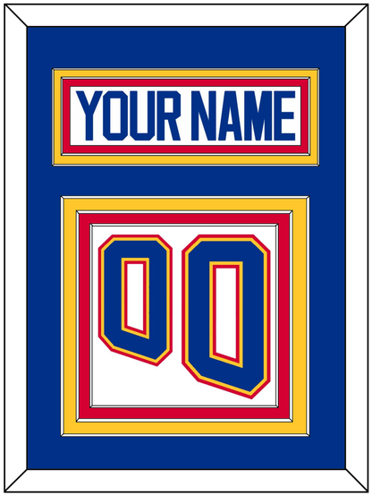 St. Louis Nameplate & Number (Back) - Home White (1995-1998) - Premier Tier 2
