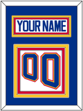 St. Louis Nameplate & Number (Back) - Home White (1995-1998) - Triple Mat 2
