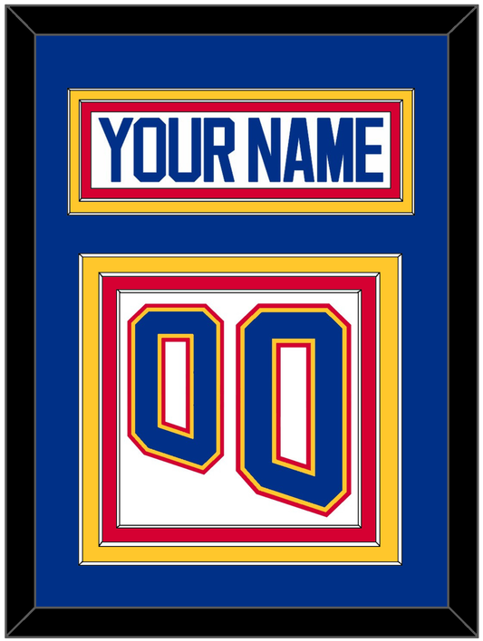 St. Louis Nameplate & Number (Back) - Home White (1995-1998) - Premier Tier 2