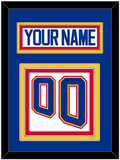 St. Louis Nameplate & Number (Back) - Home White (1995-1998) - Triple Mat 2