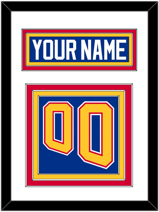 St. Louis Nameplate & Number (Back) - Road Blue (1995-1998) - Premier Tier 1