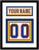 St. Louis Nameplate & Number (Back) - Home White (1992-1995) - Triple Mat 1