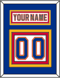 St. Louis Nameplate & Number (Back) - Home White (1992-1995) - Triple Mat 2
