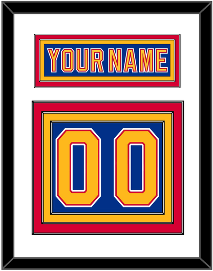 St. Louis Nameplate & Number (Back) - Road Blue (1992-1995) - Premier Tier 1