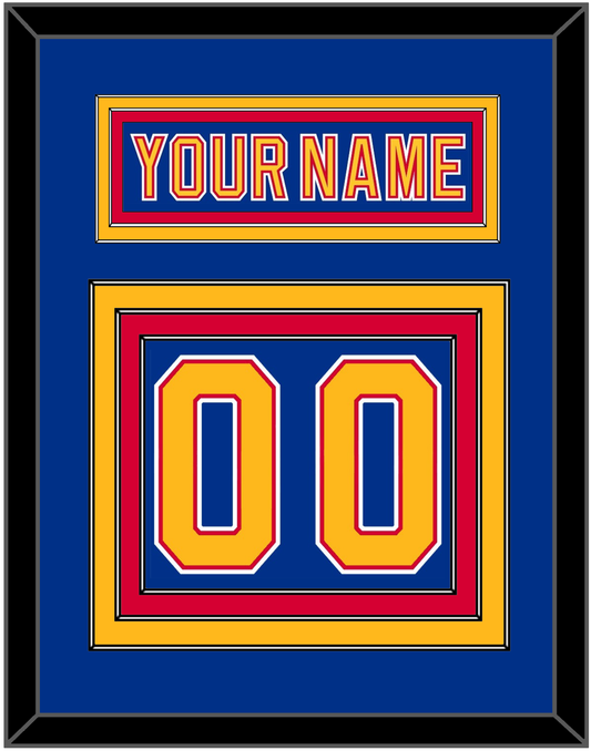 St. Louis Nameplate & Number (Back) - Road Blue (1992-1995) - Premier Tier 2