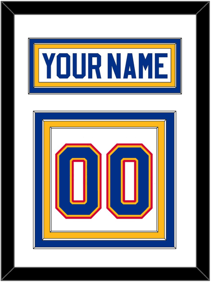 St. Louis Nameplate & Number (Back) - Home White (1985-1987) - Premier Tier 1