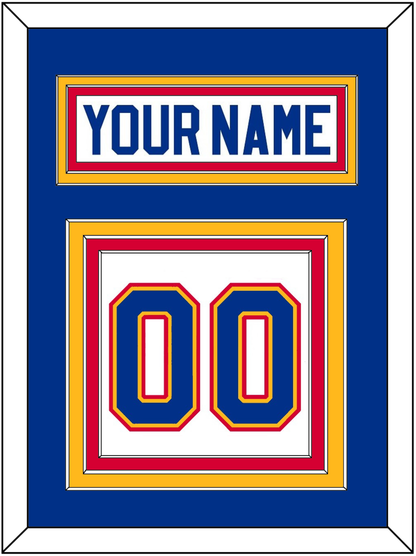 St. Louis Nameplate & Number (Back) - Home White (1985-1987) - Premier Tier 2