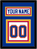St. Louis Nameplate & Number (Back) - Home White (1985-1987) - Triple Mat 2