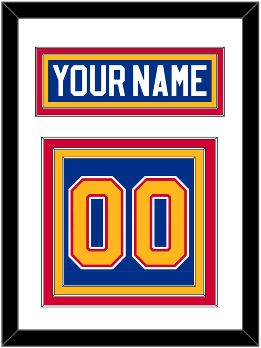 St. Louis Nameplate & Number (Back) - Road Blue (1985-1987) - Premier Tier 1