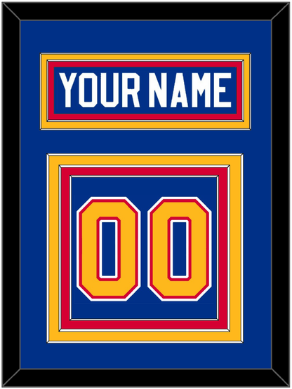 St. Louis Nameplate & Number (Back) - Road Blue (1985-1987) - Premier Tier 2