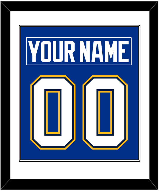 St. Louis Nameplate & Number (Back) Combined - Alternate Blue - Essential Tier 1