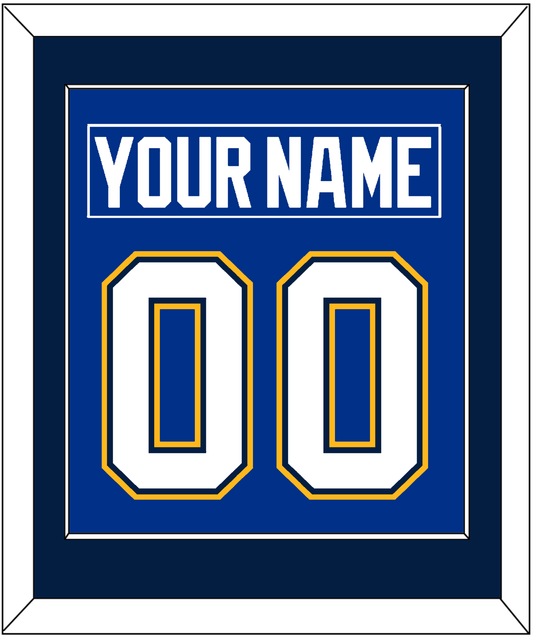 St. Louis Nameplate & Number (Back) Combined - Alternate Blue - Essential Tier 3