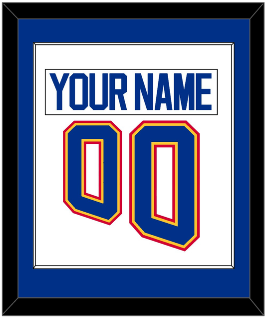 St. Louis Nameplate & Number (Back) Combined - Home White (1995-1998) - Essential Tier 1