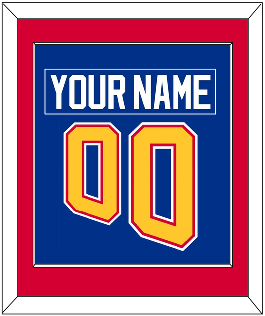 St. Louis Nameplate & Number (Back) Combined - Road Blue (1995-1998) - Essential Tier 2