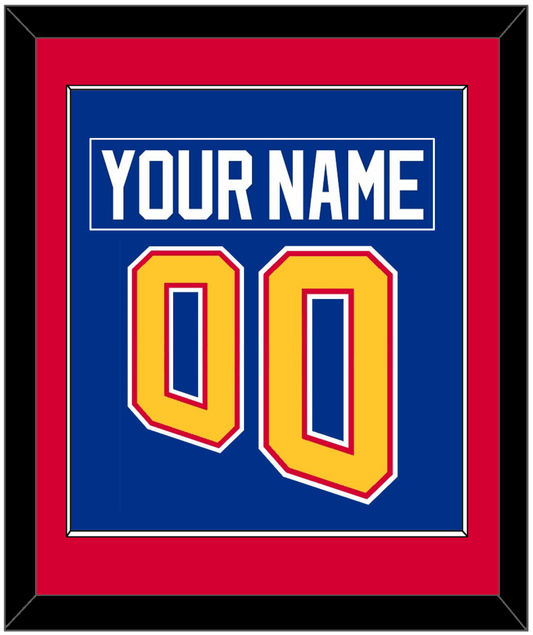 St. Louis Nameplate & Number (Back) Combined - Road Blue (1995-1998) - Essential Tier 2