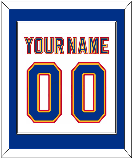 St. Louis Nameplate & Number (Back) Combined - Home White (1992-1995) - Essential Tier 1