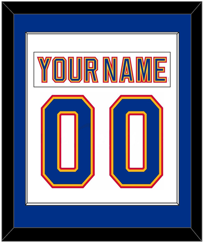 St. Louis Nameplate & Number (Back) Combined - Home White (1992-1995) - Essential Tier 1