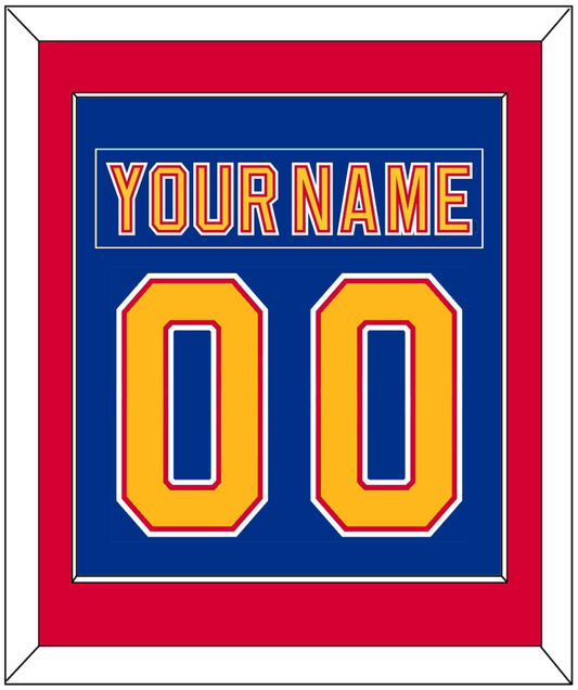 St. Louis Nameplate & Number (Back) Combined - Road Blue (1992-1995) - Essential Tier 3