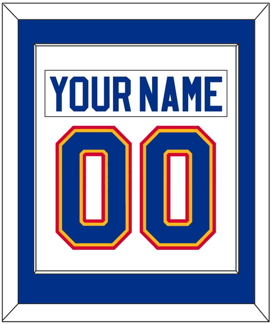 St. Louis Nameplate & Number (Back) Combined - Home White (1985-1987) - Essential Tier 1