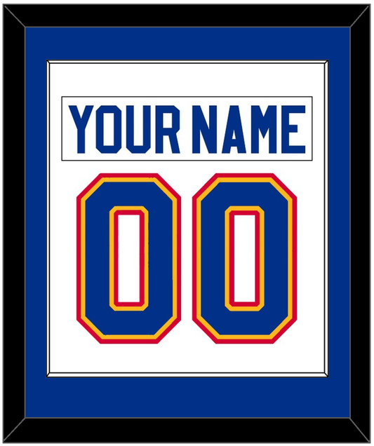 St. Louis Nameplate & Number (Back) Combined - Home White (1985-1987) - Essential Tier 1