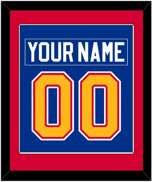St. Louis Nameplate & Number (Back) Combined - Road Blue (1985-1987) - Essential Tier 3