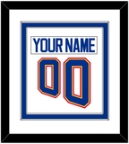 St. Louis Nameplate & Number (Back) Combined - Home White (1995-1998) - Double Mat 1