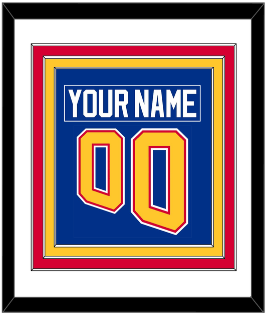 St. Louis Nameplate & Number (Back) Combined - Road Blue (1995-1998) - Premier Tier 1