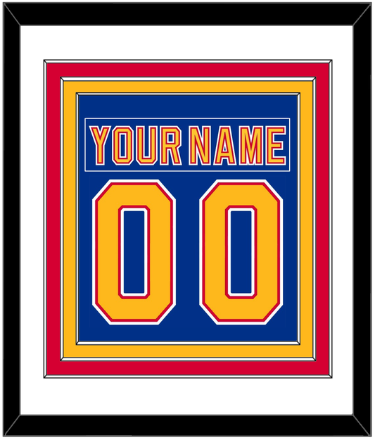 St. Louis Nameplate & Number (Back) Combined - Road Blue (1992-1995) - Premier Tier 1