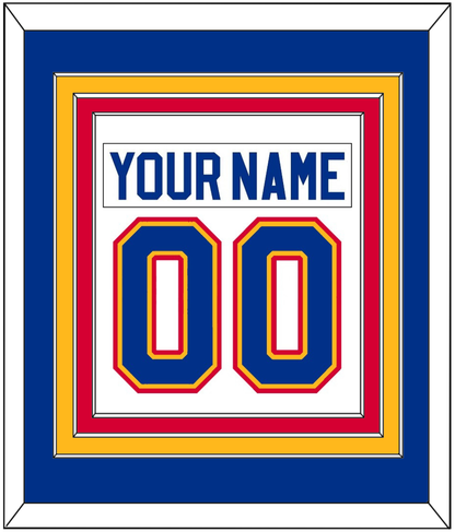 St. Louis Nameplate & Number (Back) Combined - Home White (1985-1987) - Premier Tier 2