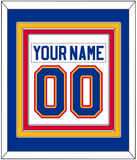 St. Louis Nameplate & Number (Back) Combined - Home White (1985-1987) - Triple Mat 2