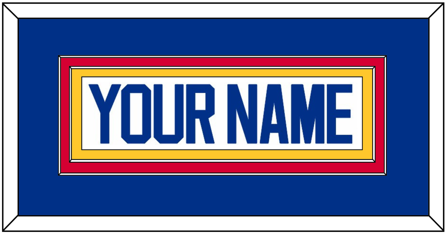 St. Louis Nameplate - Home White (1995-1998) - Signature Tier 2