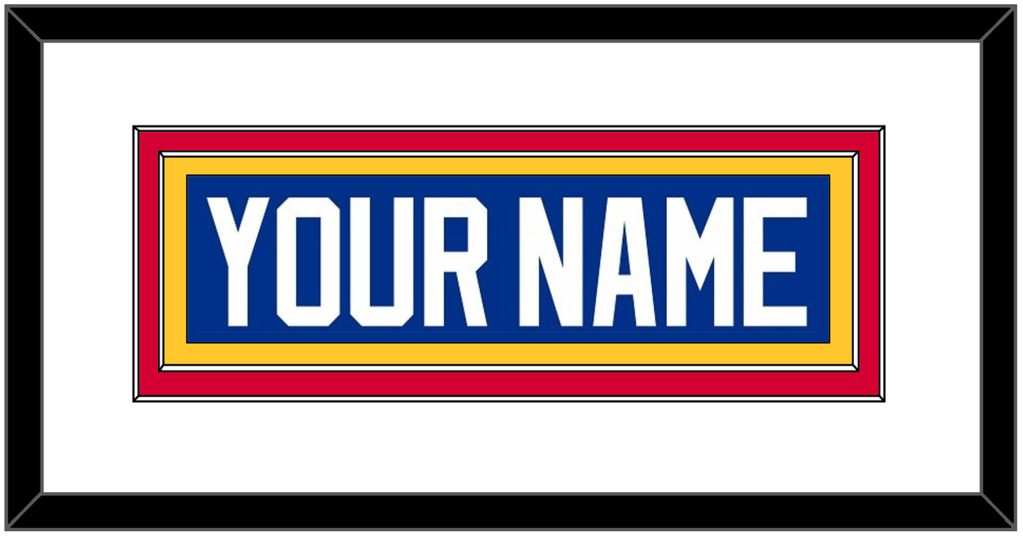 St. Louis Nameplate - Road Blue (1995-1998) - Signature Tier 1