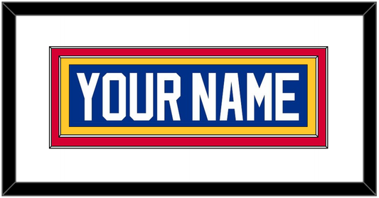 St. Louis Nameplate - Road Blue (1995-1998) - Signature Tier 1