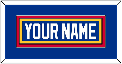 St. Louis Nameplate - Road Blue (1995-1998) - Signature Tier 2