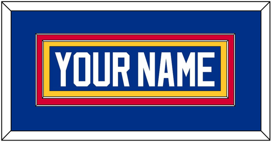 St. Louis Nameplate - Road Blue (1995-1998) - Signature Tier 2