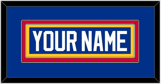 St. Louis Nameplate - Road Blue (1995-1998) - Signature Tier 2