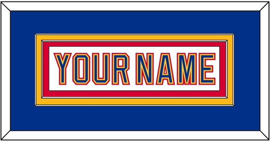 St. Louis Nameplate - Home White (1992-1995) - Signature Tier 2