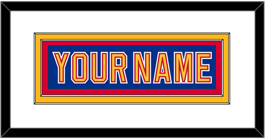 St. Louis Nameplate - Road Blue (1992-1995) - Signature Tier 1