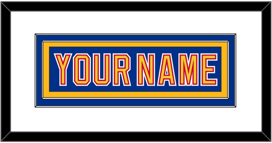 St. Louis Nameplate - Road Blue (1992-1995) - Signature Tier 2