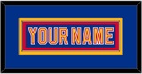 St. Louis Nameplate - Road Blue (1992-1995) - Double Mat 3